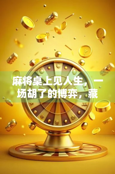 麻将桌上见人生，一场胡了的博弈，藏着你我最真实的生活哲学