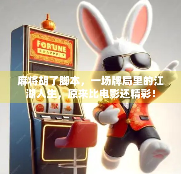 麻将胡了脚本，一场牌局里的江湖人生，原来比电影还精彩！