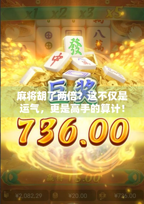 麻将胡了两倍？这不仅是运气，更是高手的算计！