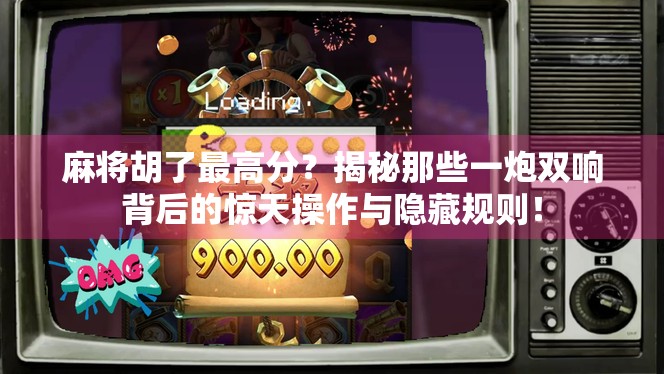 麻将胡了最高分？揭秘那些一炮双响背后的惊天操作与隐藏规则！