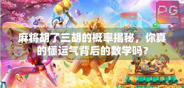 麻将胡了三胡的概率揭秘，你真的懂运气背后的数学吗？