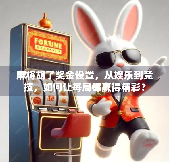 麻将胡了奖金设置，从娱乐到竞技，如何让每局都赢得精彩？