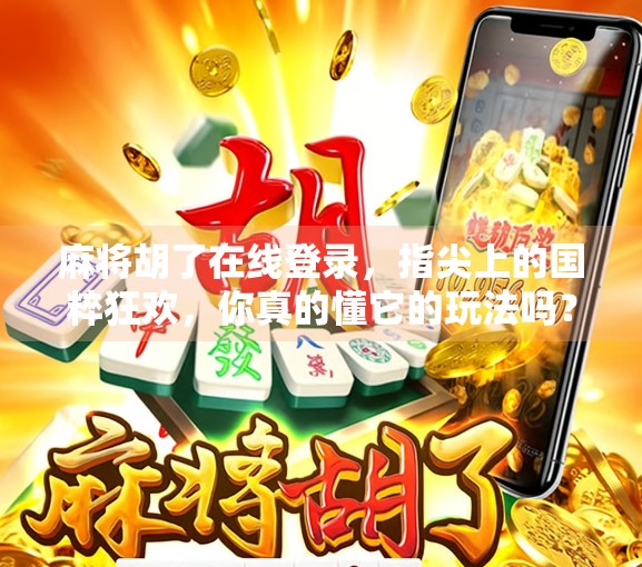 麻将胡了在线登录，指尖上的国粹狂欢，你真的懂它的玩法吗？